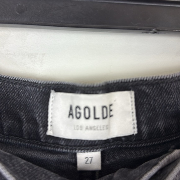 Agolde Pinch Waist High Rise Black Women's Jeans Size 27 - Picture 4 of 10